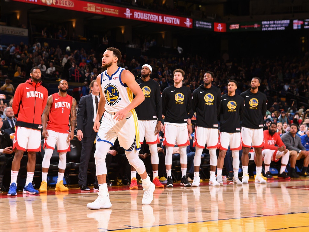 勇士全员备战,明日主场迎战火箭 在即将到来的精彩对决中,金州勇士将于明日