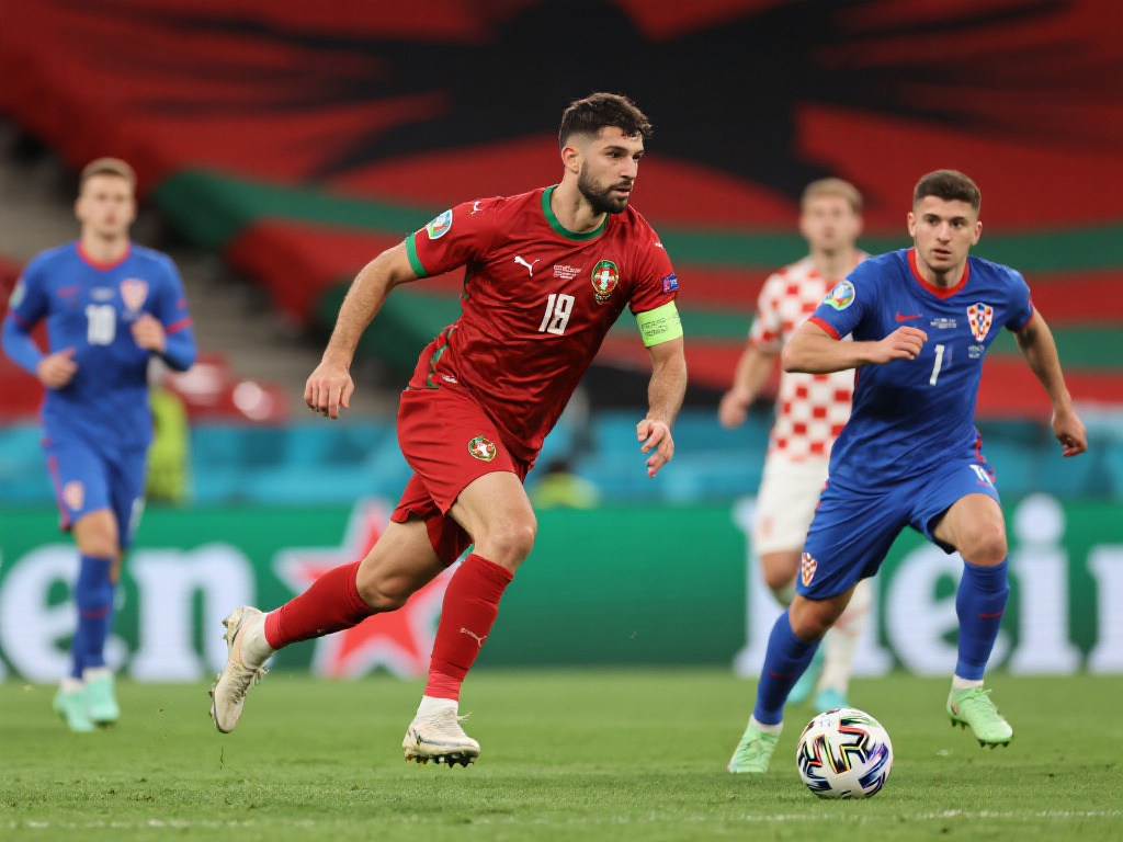 阿尔巴尼亚的崛起与挑战
阿尔巴尼亚队近