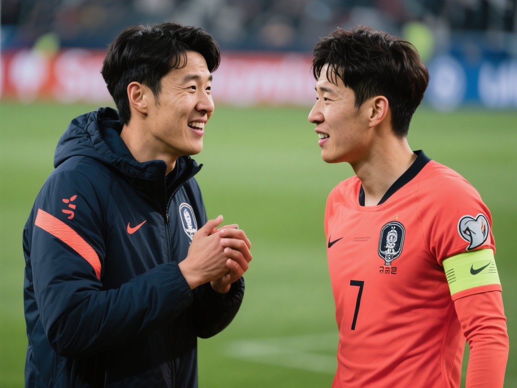 前言：韩国足球两位闪耀明星的对话，展现了